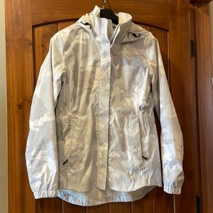 North Face White Camo Jacket